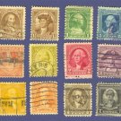 1932 George Washington Bicentennial Issue complete Set of 12