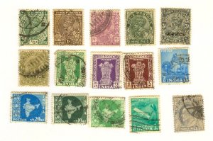 India Packet No 4511 with 15 stamps