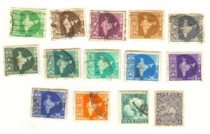 India Packet No 6513 with 15 stamps