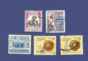 Sudan 5 stamps