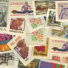 United States 75 Stamps Still on Envelopes   Packet No 8720