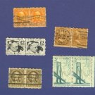 United States Stamps 5 Sets Horizontal Pairs Packet 22641