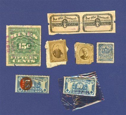 United States 7 Government Stamps Packet 36622