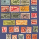 US Special Delivery and Air Mail Packet with 26 stamps