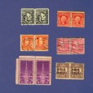 United States Stamps 6 Sets Horizontal Pairs Packet 27629