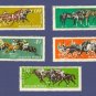 Horse Racing 5 Stamps  from Hungary