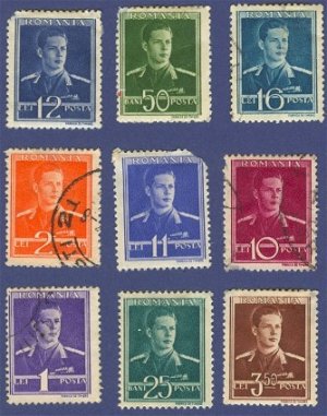 Romania Packet No 3471 with 9 stamps