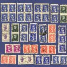 Brazil Pairs Triplets Blocks of Stamps  Packet No 2