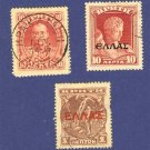 Crete 3 stamps form 1900 to 1910