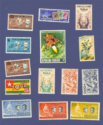 Togo Packet No 2492 with 14 stamps