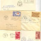 1950s 5 FDI Pa Academy Fine Arts International Red Cross Benjamin Franklin First Day Issue Packet