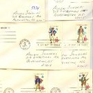1975 3 FDI Paul Dunbar Birth of Liberty Military Uniform First Day Issue Packet Apollo Soyuz Space