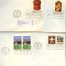 1979 4 FDI Christmas Olympics Folk Art First Day Issue Packet