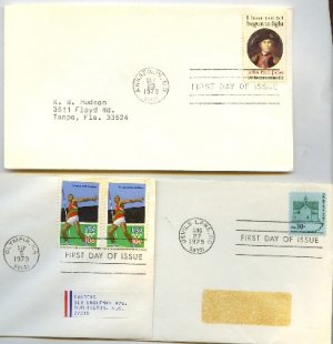 1979 7 FDI Architecture Olympics John Paul Jones First Day Issue Packet