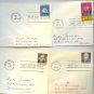 1970s 4 FDI Eisenhower LaGuardia Jefferson First Day Issue Packet