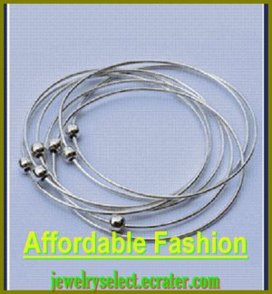 Sterling Silver Bangle Bracelet  No.01