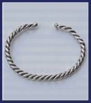 Sterling Silver Bangle Bracelet  No.09