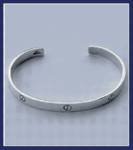 Sterling Silver Bangle Bracelet  No.10