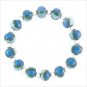 Wholesale     Handcrafted Pavão Blue Bracelet