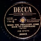 The Ink Spots - When the Swallows Come Back to Capistrano