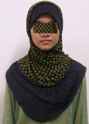 New~Split Kuwaiti Hijab~Amira~Mona~Muslim/Islamic Head Scarf~Tudung~Kleidung (ID 3428-GR)