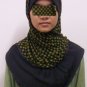 New~Split Kuwaiti Hijab~Amira~Mona~Muslim/Islamic Head Scarf~Tudung~Kleidung (ID 3428-GR)