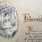 Buzza Company Friendship Framed Lithograph Lady Birds