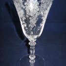 Apple Blossom - Cambridge Glass- Water Goblet- Stem #3130