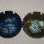 Sascha Brastoff California Pair Enameled Dishes/ Ashtrays-Jewels-Retro