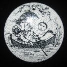 Bjorn Wiinblad July Juli Nocturne - Nymolle Ceramic Plaque Tile, Danish Modern Trivet