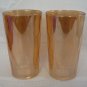 2 Jeannette Marigold Hex Optic - Honeycomb Water Tumblers