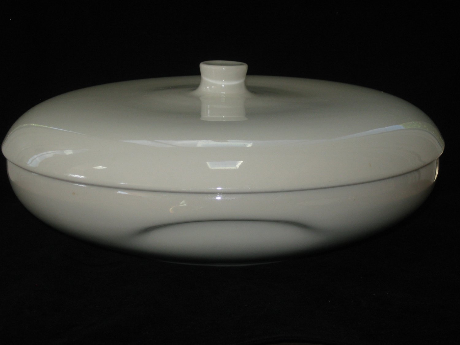 Russel Wright Iroquois Casual 2 QT Redesigned White Covered Casserole ...