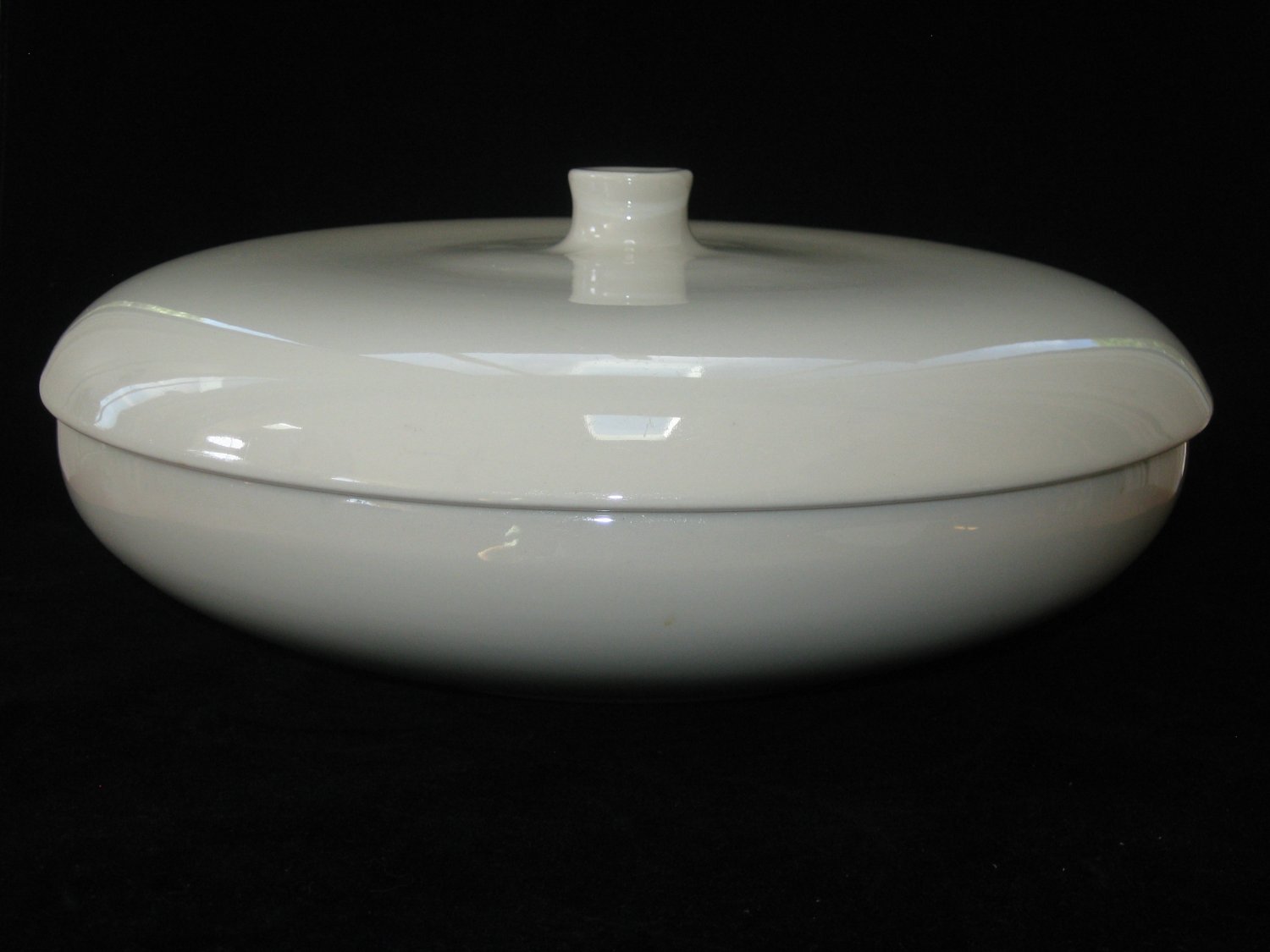 Russel Wright Iroquois Casual 2 QT Redesigned White Covered Casserole ...