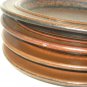 Arabia Finland RUSKA Ulla Procope Set of 4 Bread Dessert Plates - MCM Brown Stoneware Dishes