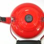Le Creuset Red Ombre Enamel Teakettle 1.7 QT Whistling Tea Kettle Classic EUC