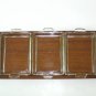 ESA Denmark Teak Serving Tray w/ Glass Condiment Insert Dishes Mid Century Danish Modern