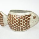 David Stewart Lion’s Valley Stoneware Lg Fish Planter-Mid Century Modern Pottery Vase