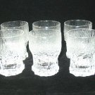 Set 6 Iittala Finland ASLAK Whiskey Shot Cordial Glasses - Tapio Wirkkala Mid Century MINT