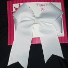 Tails Down Hair Bow-White