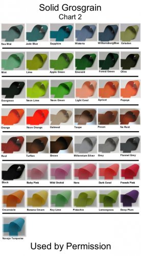 Grosgrain Ribbon Chart 2