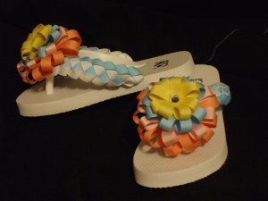 Flower Flip Flops