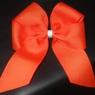 Tails Down Hair Bow-Orange