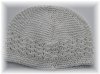 Crochet Beanie Hat - White