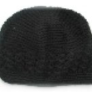 Crochet Beanie Hat - Black