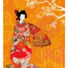 Gold Geisha With Wings