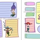 Mini Mermaid Journal Note Spots