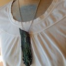 Forest Green Canvas - Industrial Necklace Jewelry