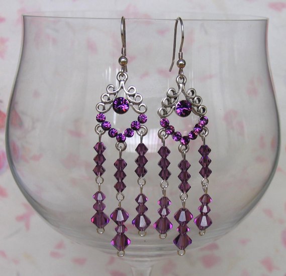 LOOPY WITH CRYSTALS AMETHYST