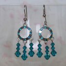 Ring of Crystals Blue Zircon