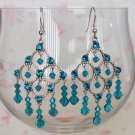 Crystal Web Blue Zircon